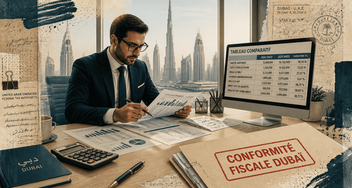 comptable dubai vérifie conformité fiscale