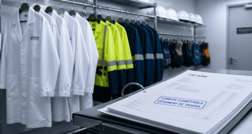 compte comptable vetement de travail sur facture
