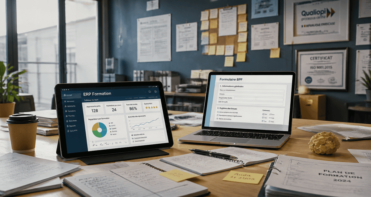 erp pour centre de formation bureau moderne