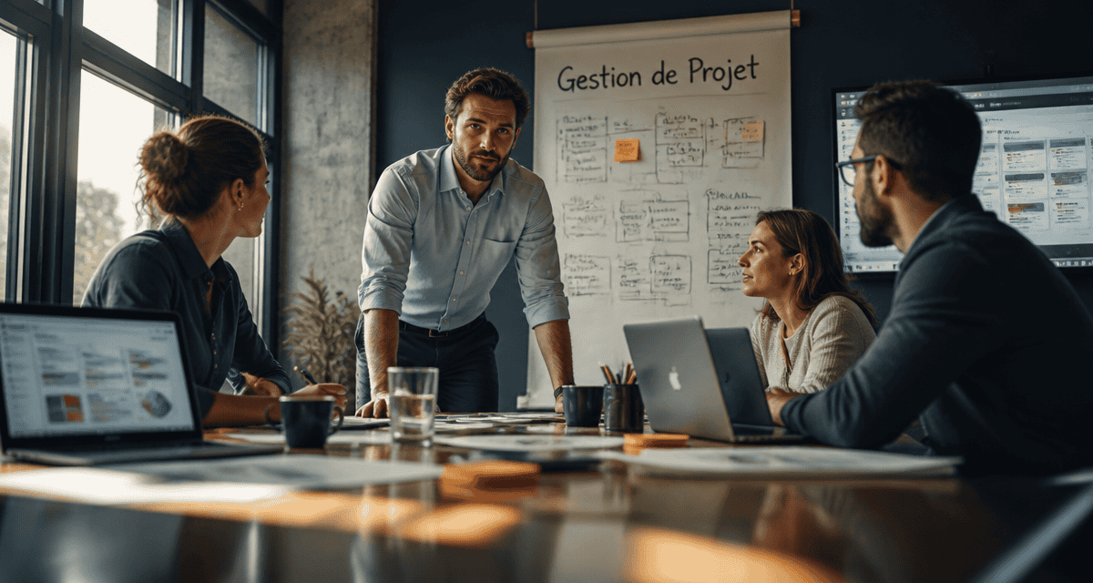 Gestion de projet métier avec experts en réunion