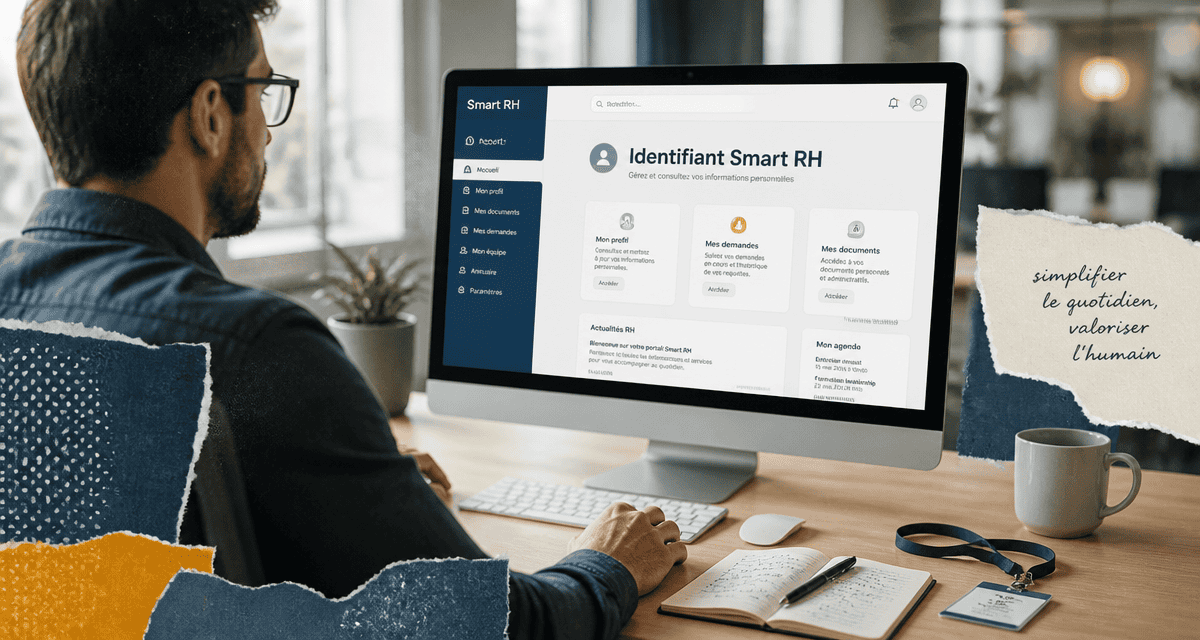 identifiant smart rh sur écran ordinateur