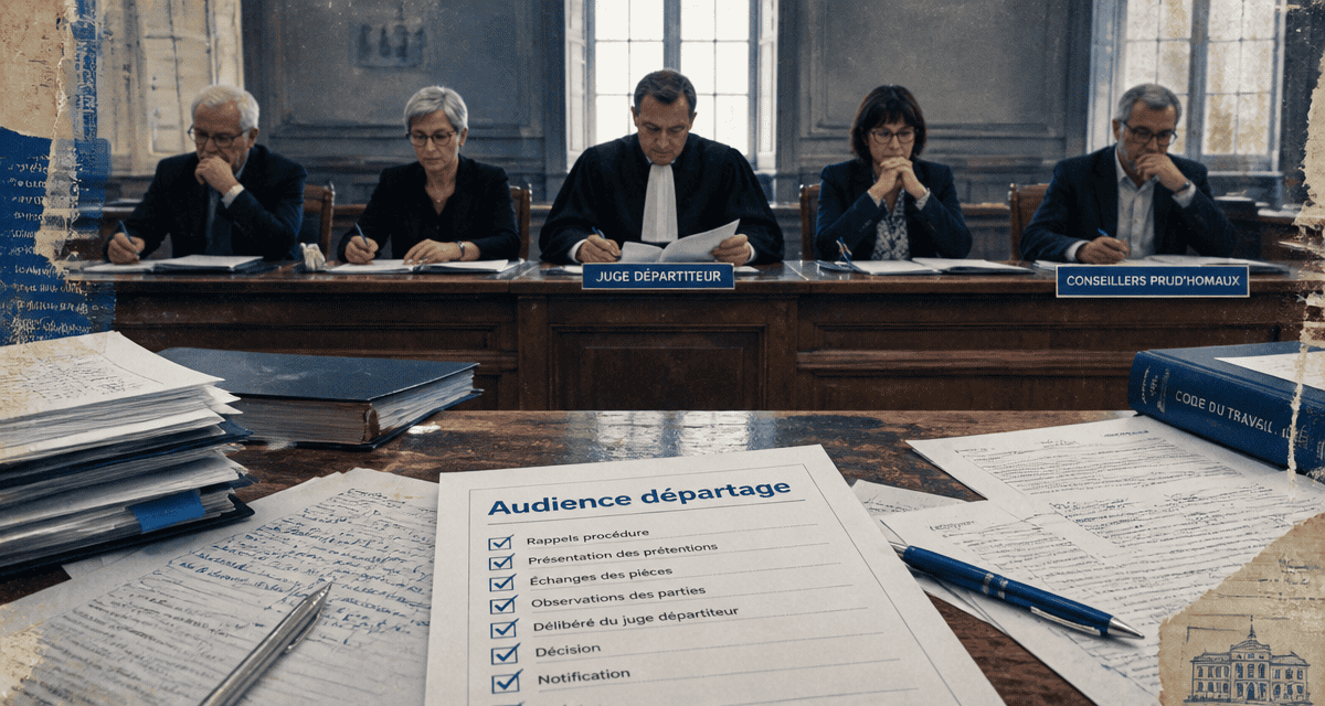 juge départiteur favorable au salarié forum en salle d'audience prud'homale