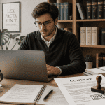 juriste freelance bureau contrat sécurisé