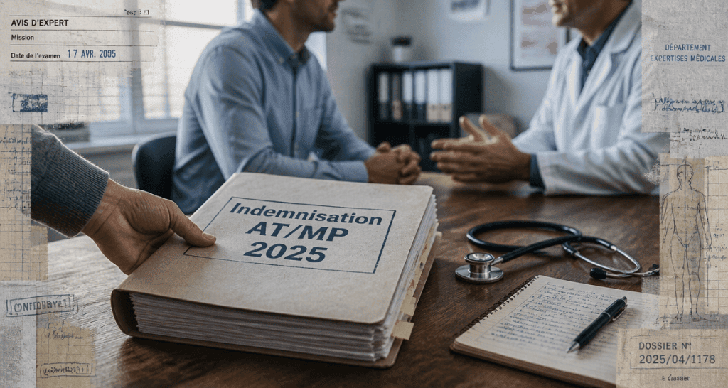 Nouvelle loi sur les accidents du travail 2025, dossier indemnisation sur bureau d'expertise médicale