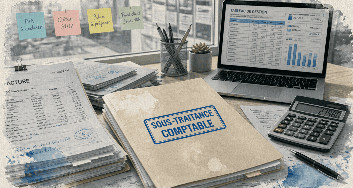 Sous traitance comptabilité dossier et factures
