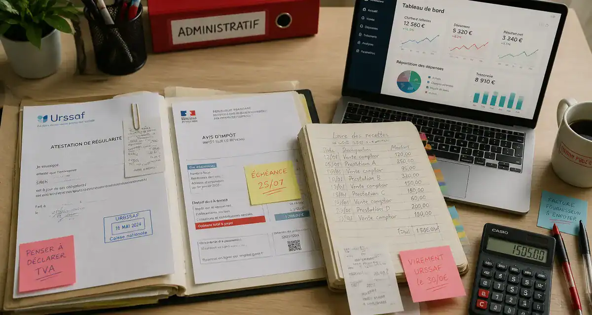 auto entrepreneur fiche de paie documents