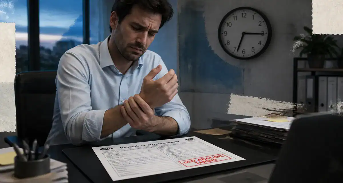 déclaration tardive accident du travail par le salarié au bureau