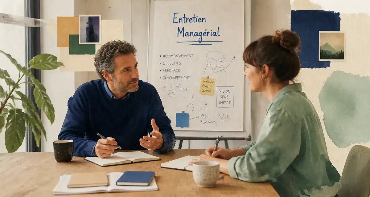 entretien managérial discussion manager collaborateur