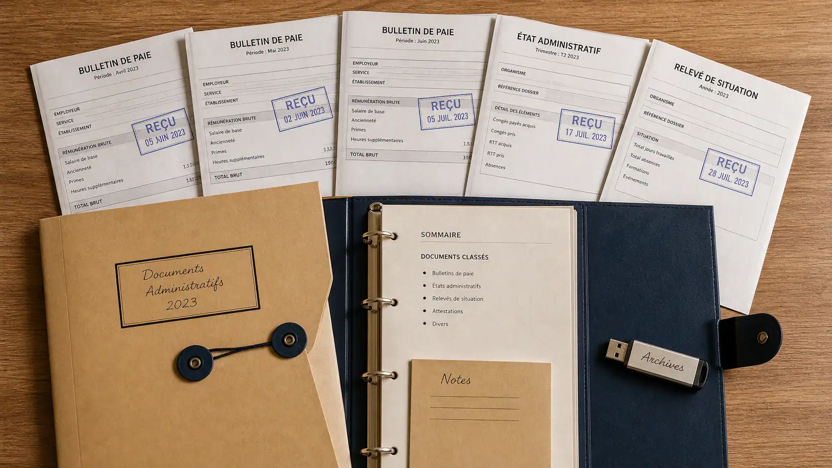 Que faire des bulletins de salaire après la retraite : conserver les archives
