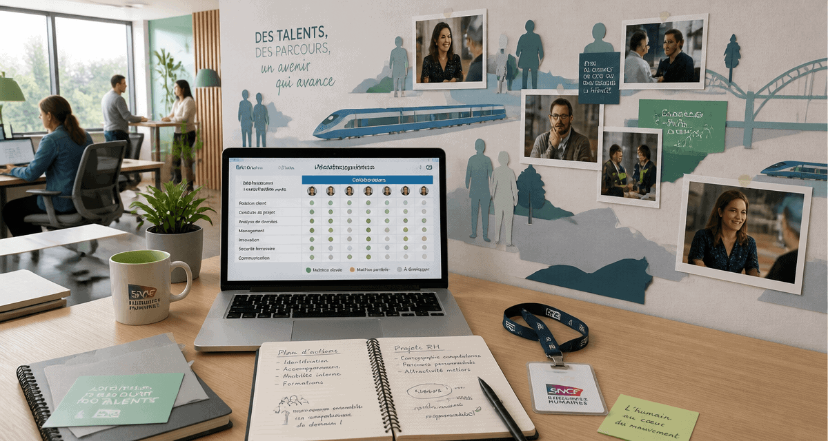 RH SNCF open space digital matching compétences