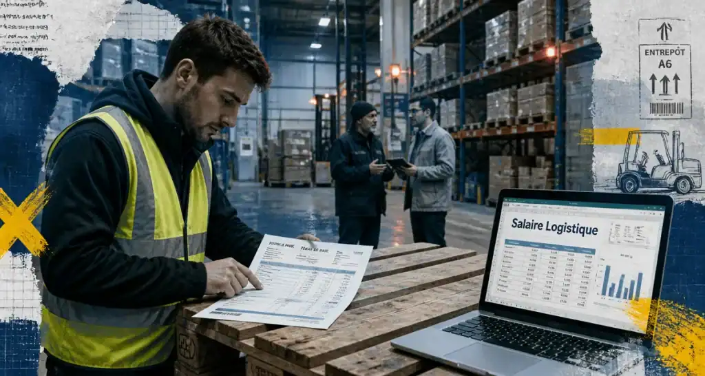 salaire dans la logistique en entrepôt