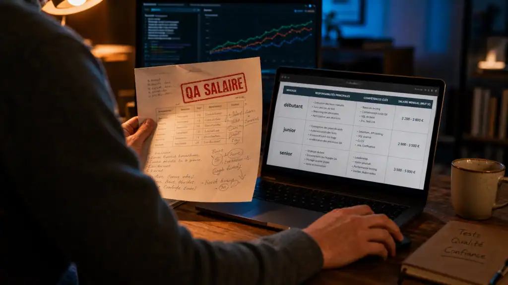 Testeur logiciel salaire : grilles selon l’expérience