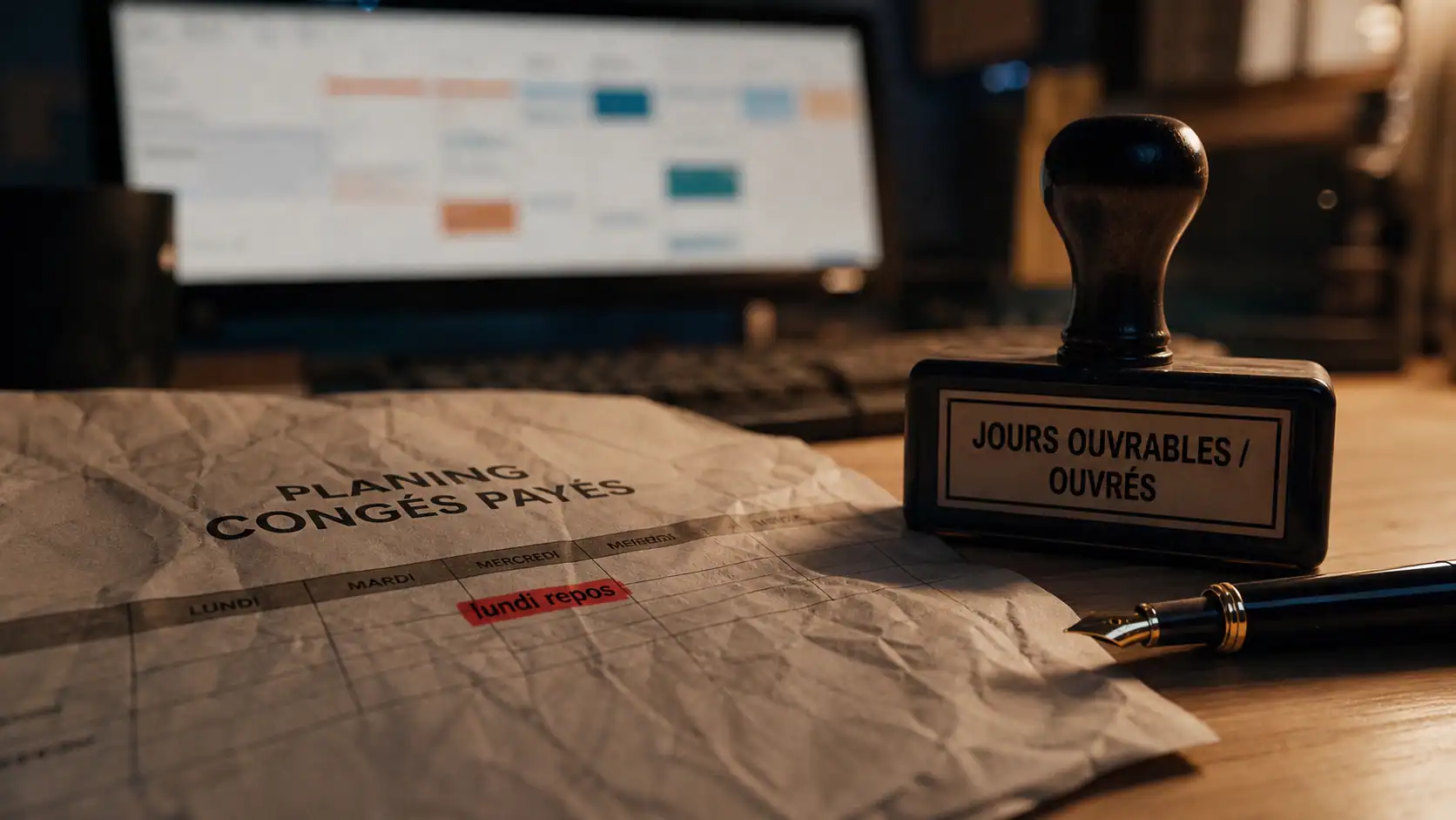 Congés payés et jour de repos le lundi : décompte des jours ouvrables