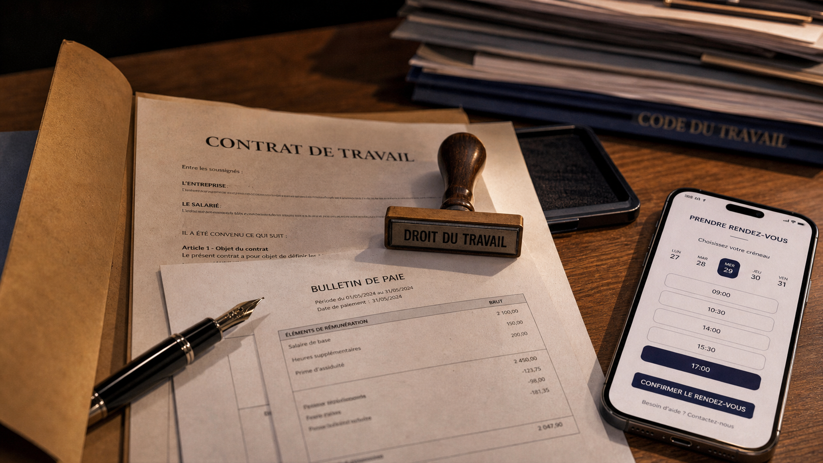 Conseil droit travail : licenciement, harcèlement, prud’hommes