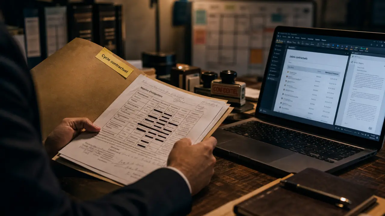 Contract manager sécurise contrats, projets et marges