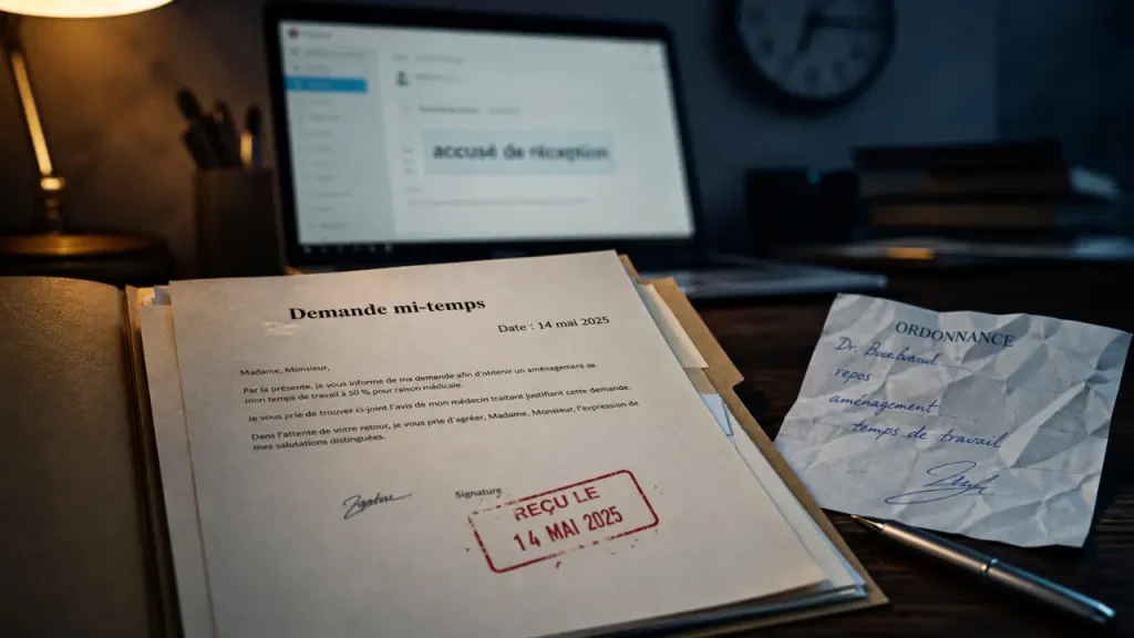 Mi-temps thérapeutique : quel délai de réponse pour l’employeur, quel accord écrit et quels recours ?