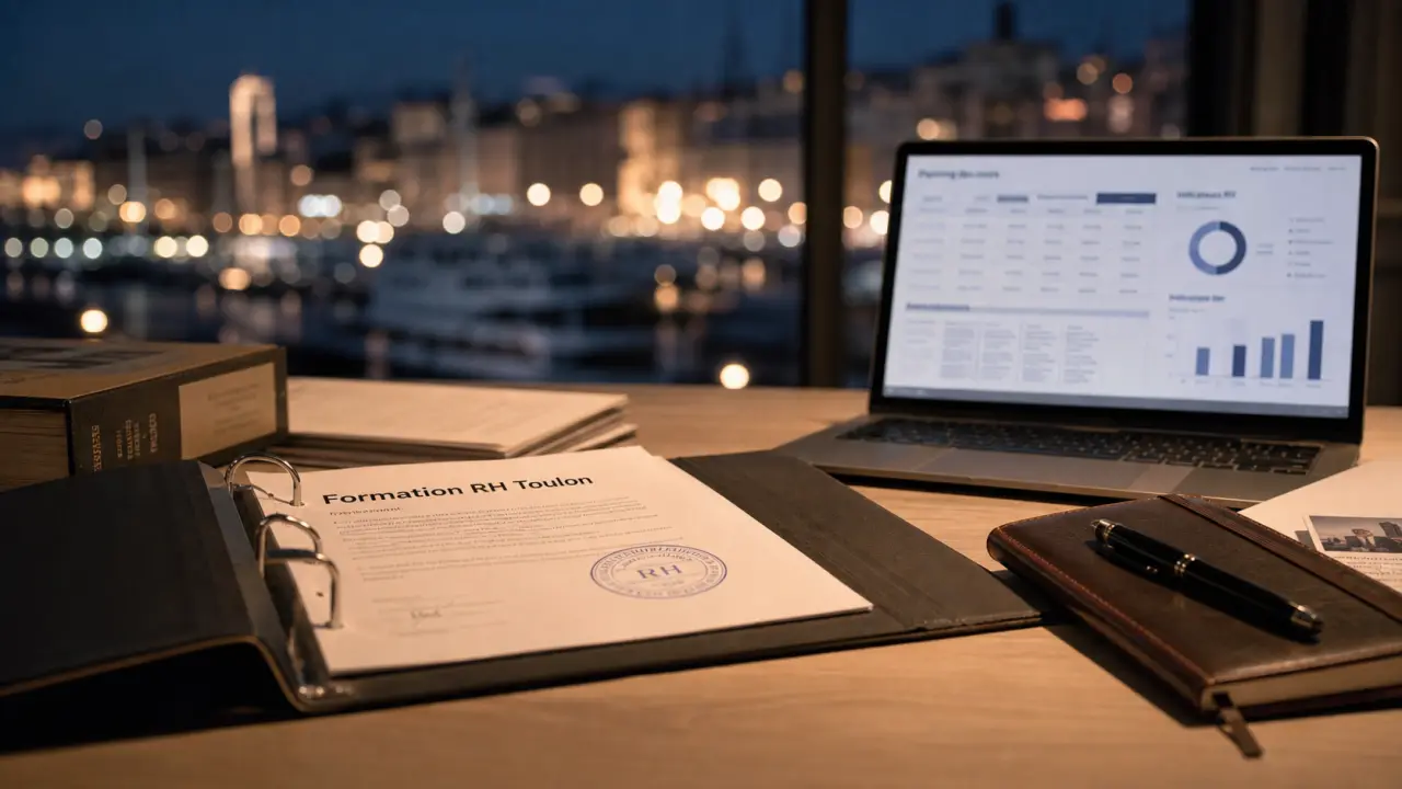formation ressources humaines toulon : bureau RH, planning et alternance