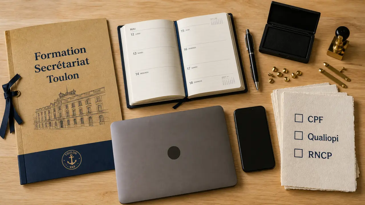 formation secretariat toulon : dossier, CPF et emploi dans le Var