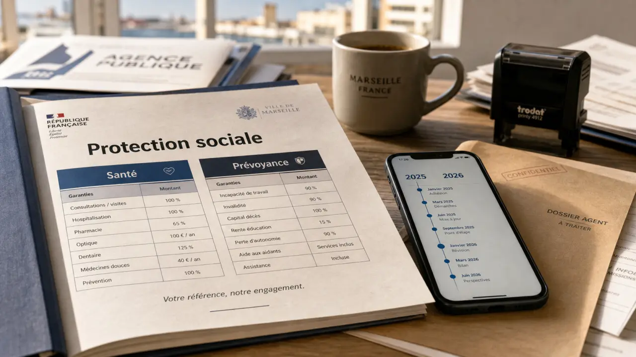 Protection sociale agents territoriaux Marseille : santé et prévoyance 2025-2026
