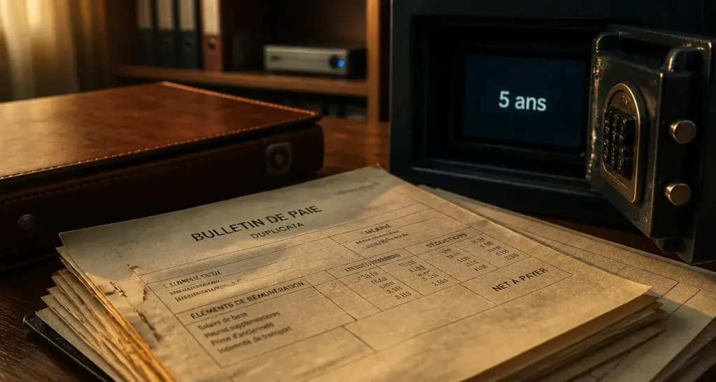 Conservation des bulletins de paie par l’employeur : 5 ans minimum et jusqu’à 450 € d’amende