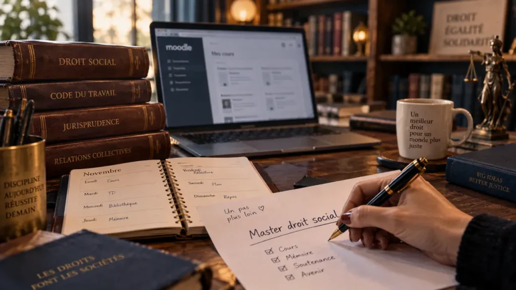 Master en droit social à distance : diplôme reconnu, rythme réel et débouchés