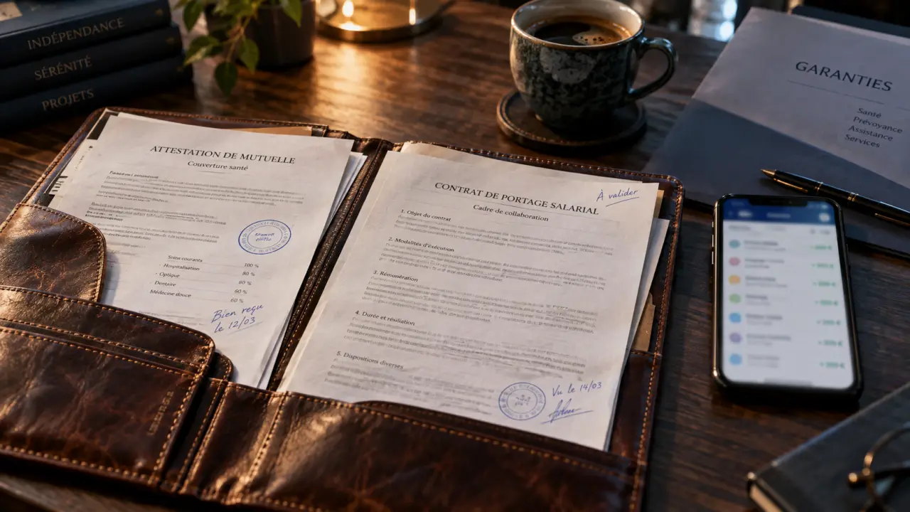 Mutuelle portage salarial : attestation de remboursement et reste à charge